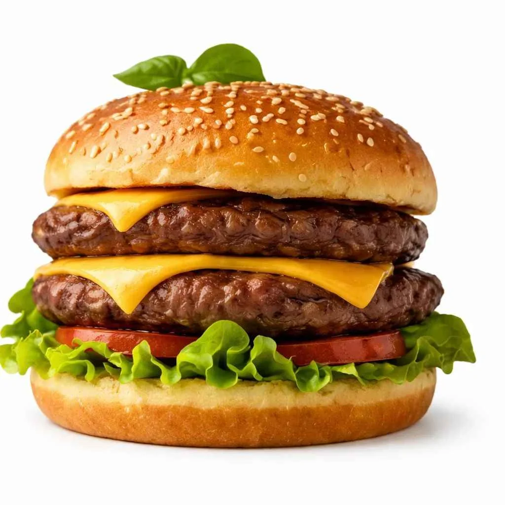 Big Double Burger with two beef patties and cheese