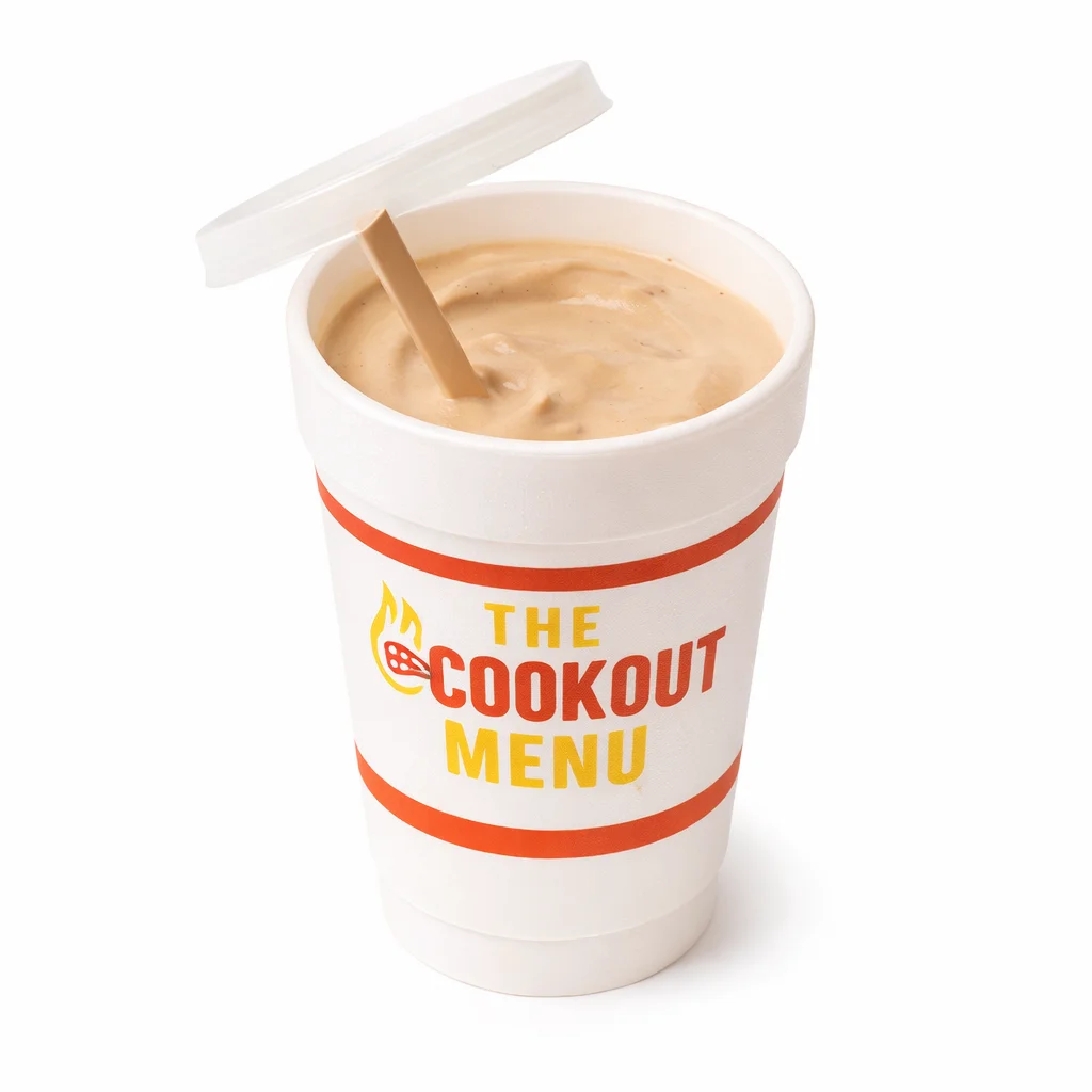 Cookout Caramel Fudge milkshake