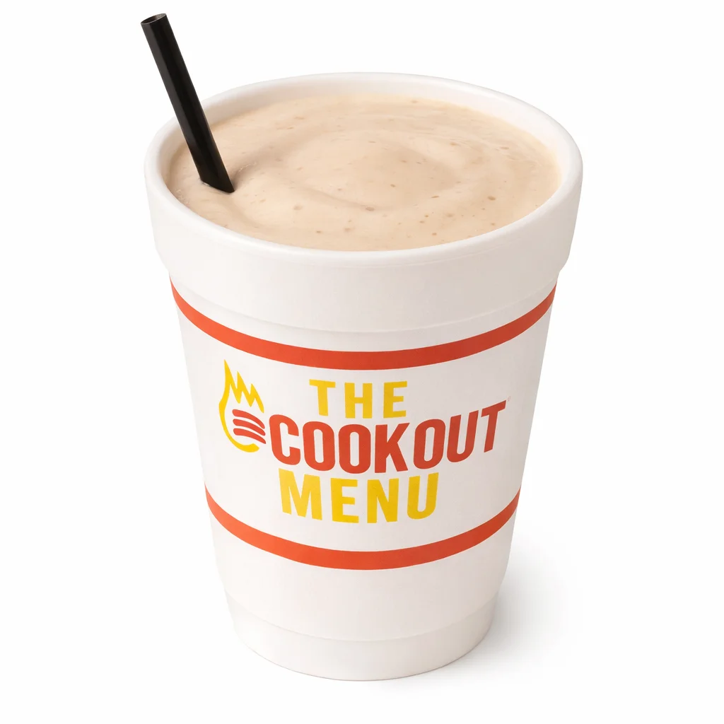 Cookout Chocolate Nut milkshake