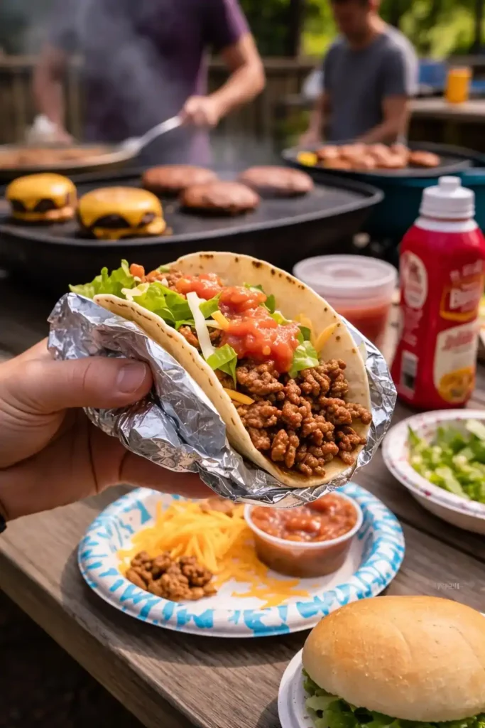 Cookout Walking Taco Ingredients