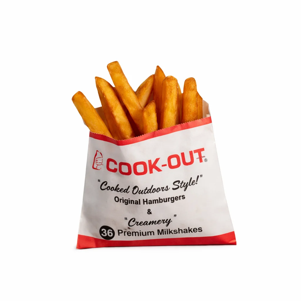 Cookout Large Fries menu