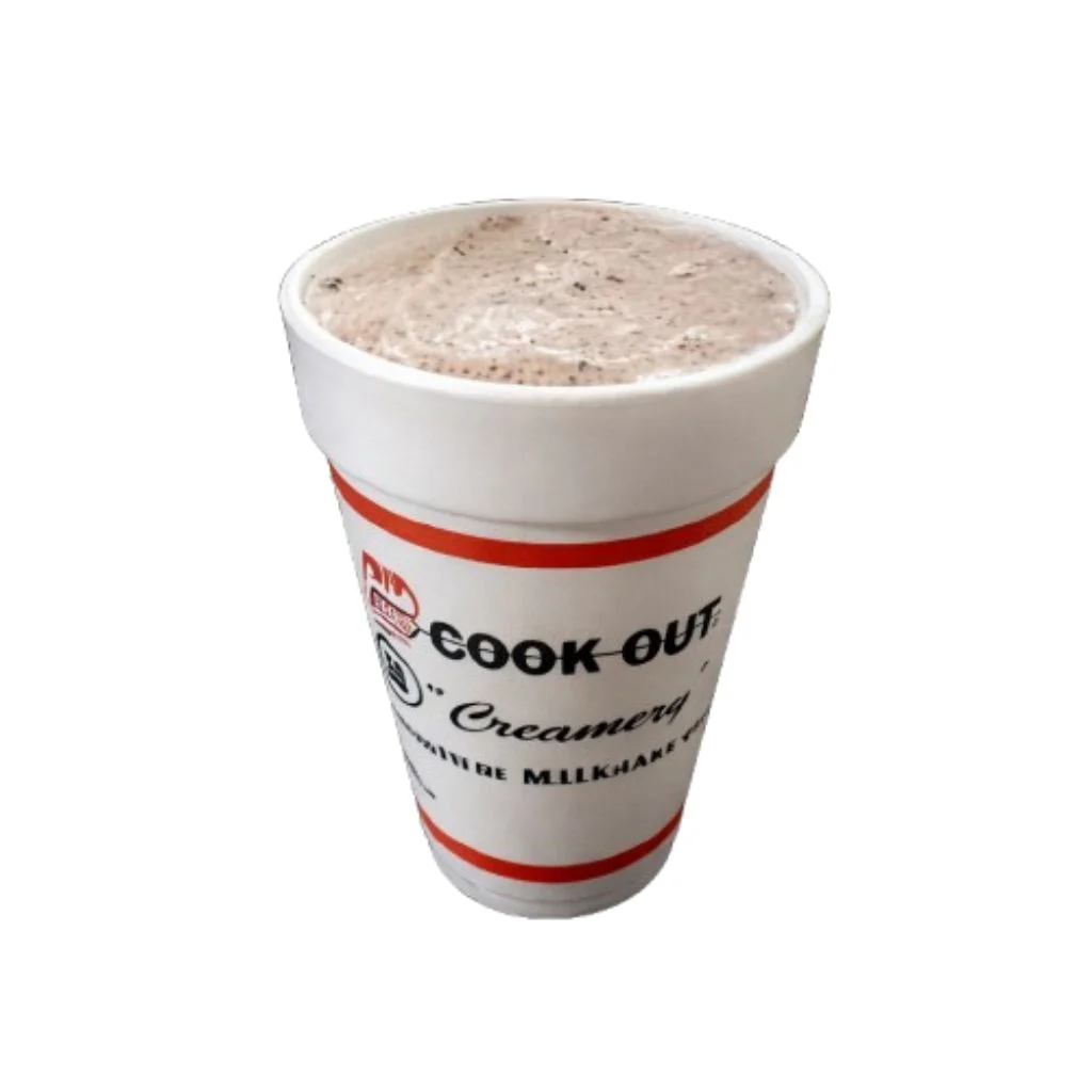 cookout Mocha ice cream menu