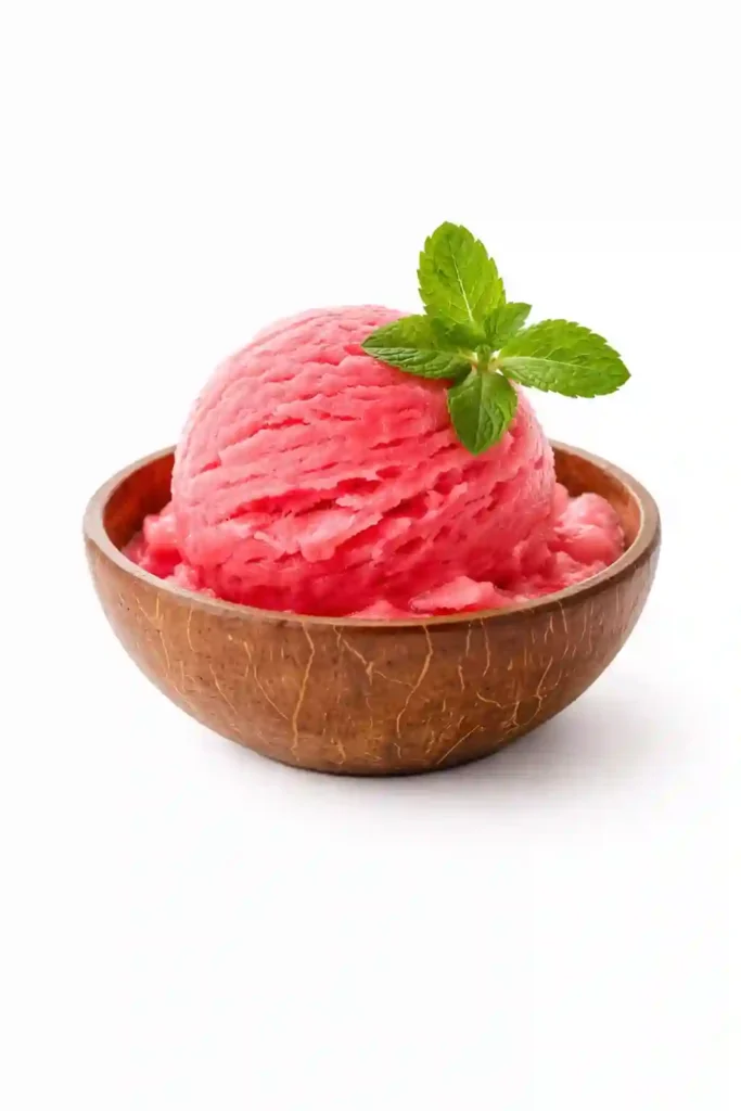 Watermelon Sorbet Summer menu