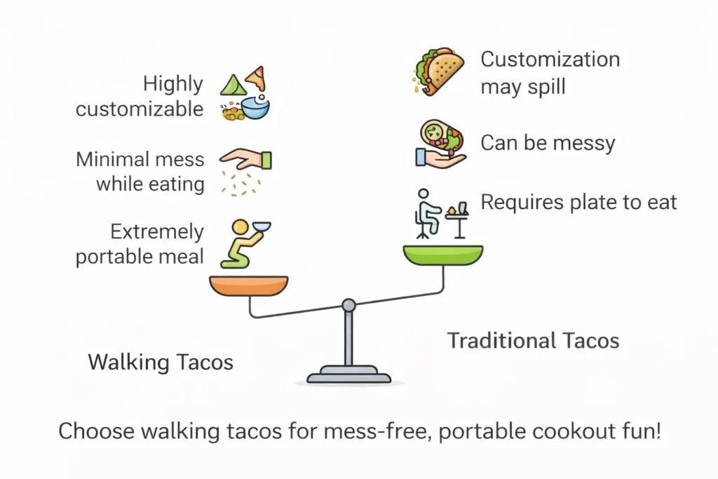 walking taco proftable cookout fun 