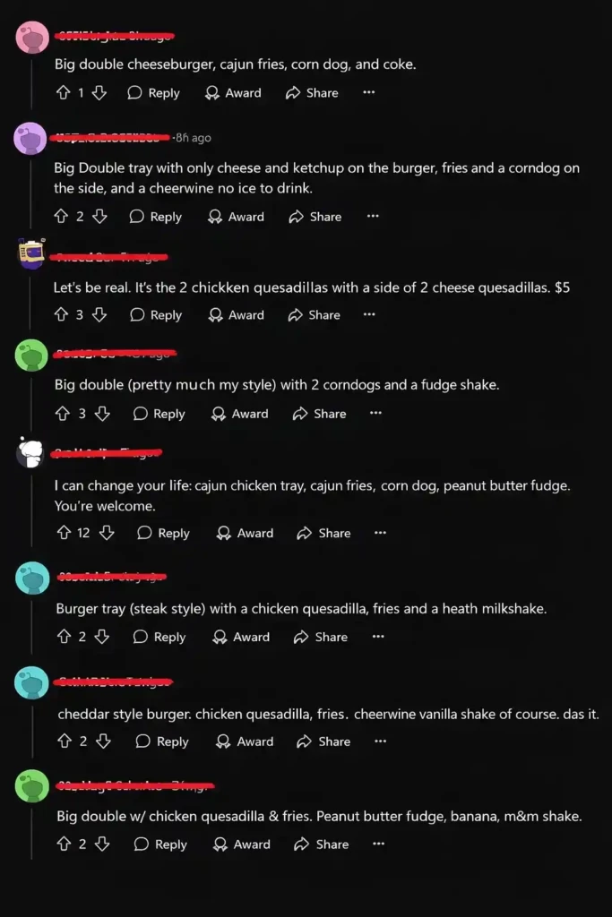 Customer reviews of popular Cookout Tray menu combinations