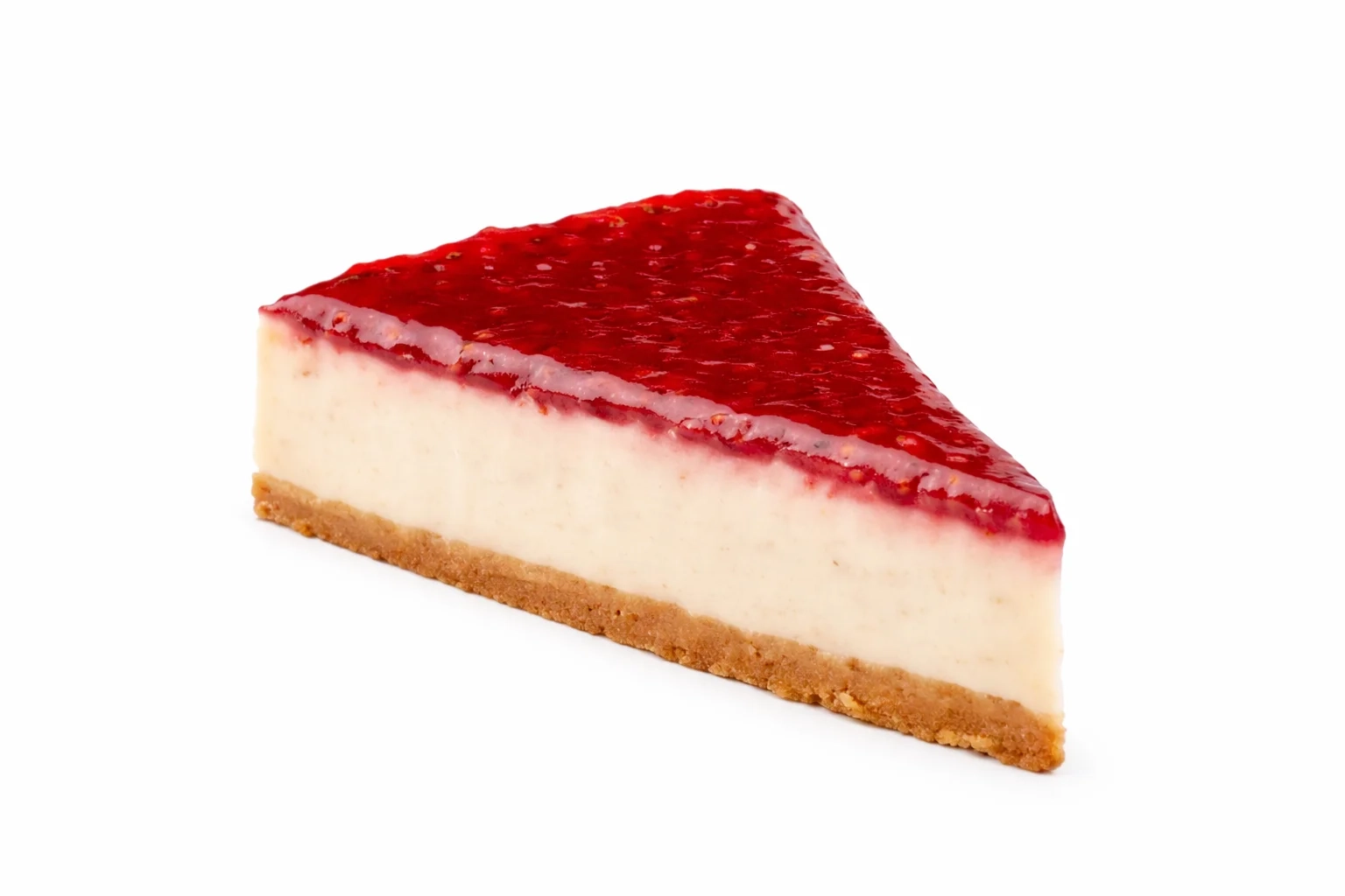 Dairy Queen Strawberry Cheesecake slice with fresh strawberry topping and creamy filling on graham cracker crust