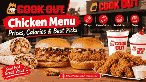 Cook Out Chicken Menu Guide